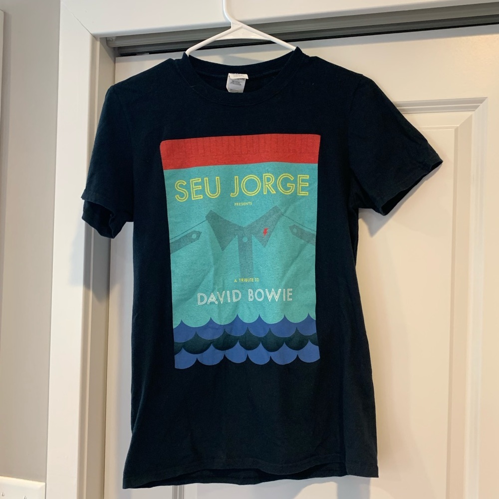 Seu Jorge David Bowie Tribute The Life Aquatic Soundtrack concert t-shirt